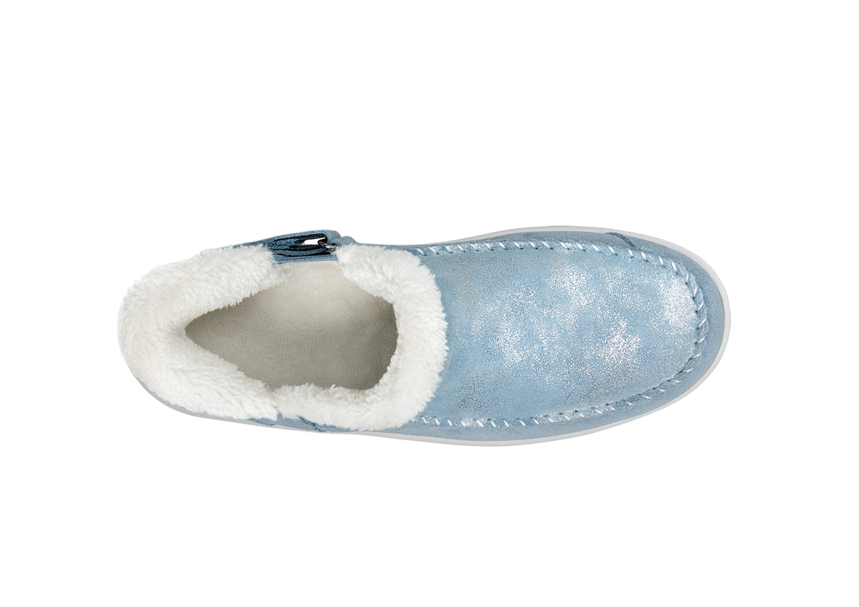 Lorin Hands-Free - Blaues Shim-Wildleder