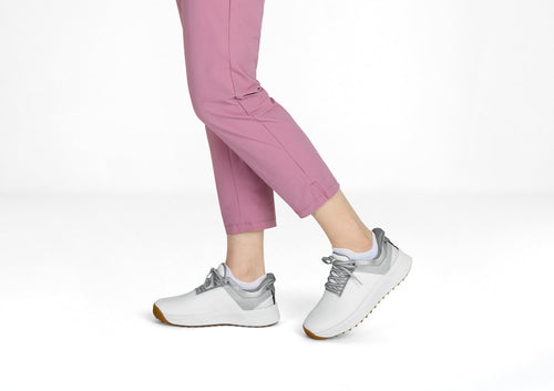 Approach Shot Golf mains libres - Cuir blanc/argent