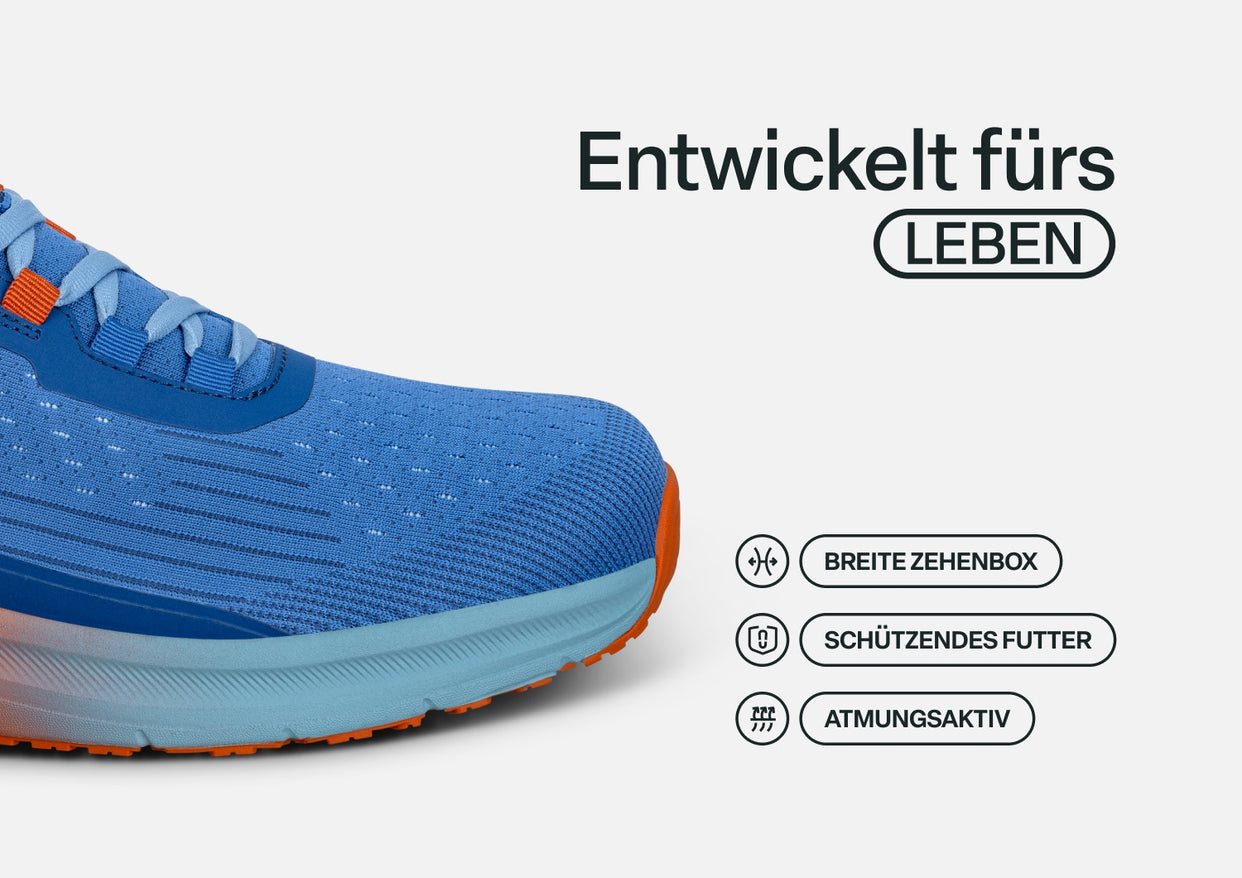 Dash mains libres - Bleu/Orange