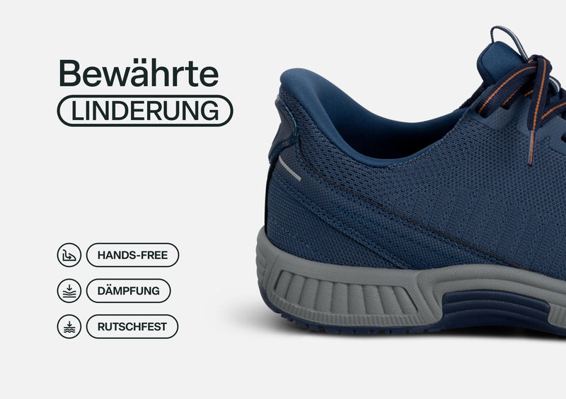 Yari mains libres - Bleu marine/gris