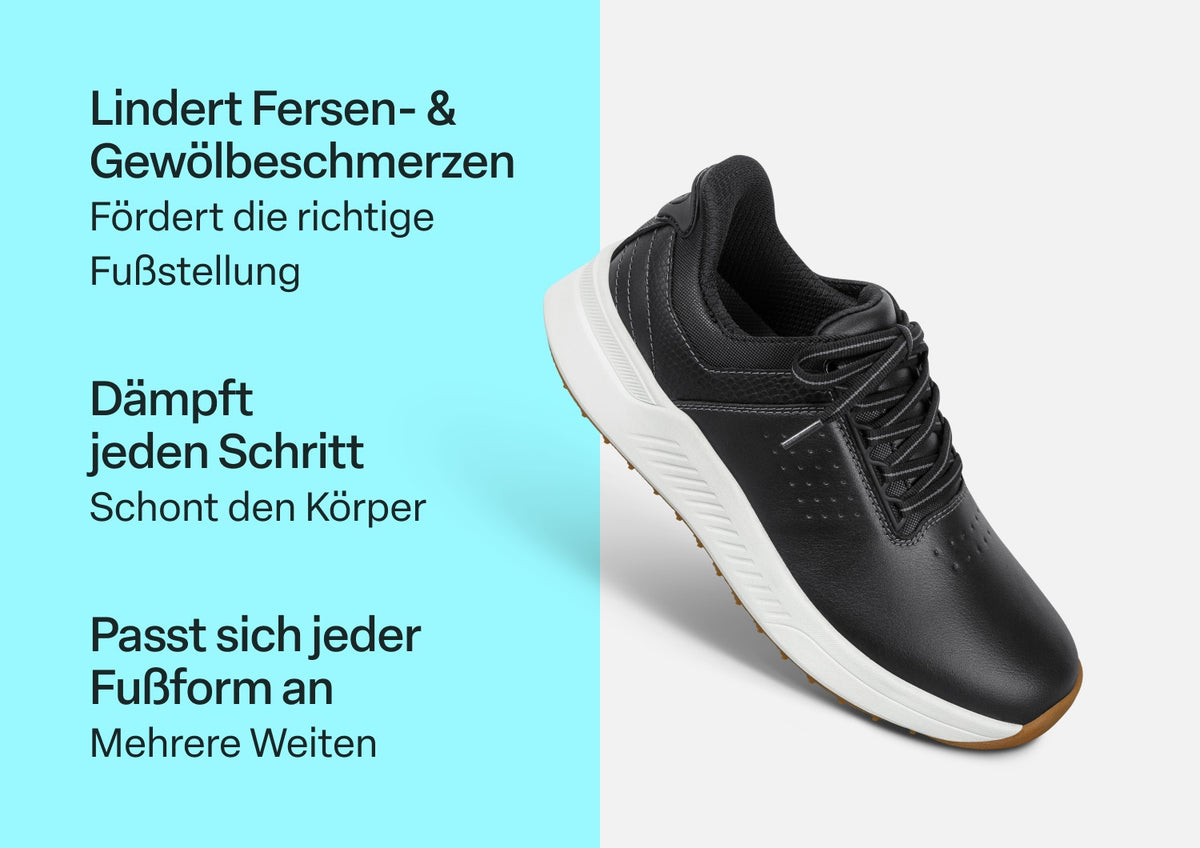 Approach Shot Hands-Free Golf - Schwarz Leder