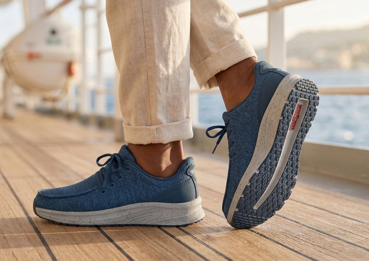 Compass Hands-Free - Blau Stricken